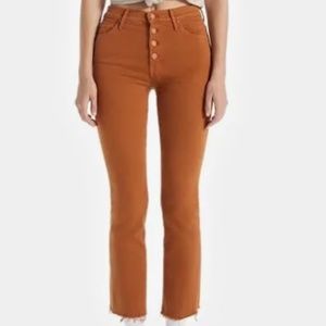 Mother Denim pixie ankle fray jean Sz 27